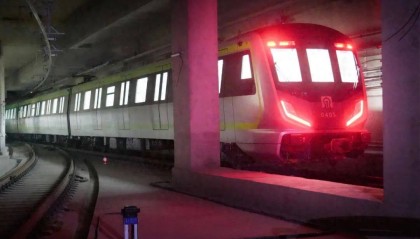 济南轨道交通4号线启动全线动车调试