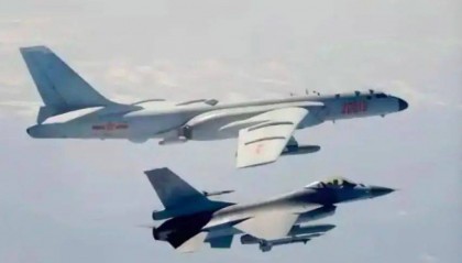 两岸军机罕见对峙，解放军发出动手警告，台军内部传出投降声