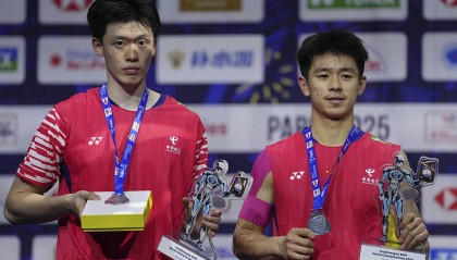 2金收官！世锦赛-陈柏阳/刘毅连丢16分摘银 国羽无缘男双第9冠