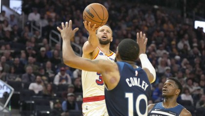 库里30+8希尔德复苏斩27分 勇士降服森林狼成功复仇