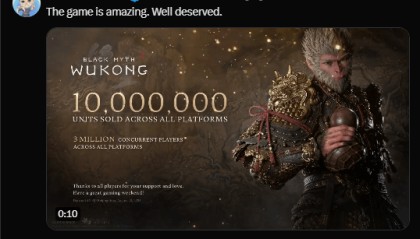 《黑神话:悟空》全平台总销量破一千万 外国玩家争议不断