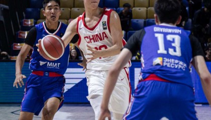 U16男篮亚洲杯-张懿赵杰27+6+5+4 中国队首战狂胜58分